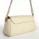 Bag Women's Messenger on the Textura valve, medium size, milk color