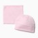 Kit (hat, snood) for the girl, the color is light pink, size 50-52
