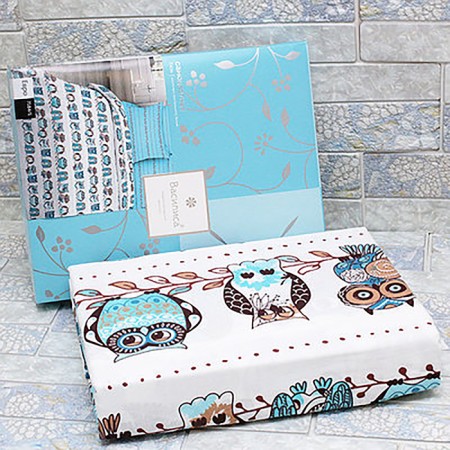 Bed linen 2 joint venture. Vasilisa owl 175x215, 200x220, 70x70 cm - 2 pcs.-4