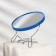 Desktop mirror - suspended, bilateral, with an increase, D mirror surface 14 cm, color mix