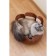 Lynchka "Paw", 40 x 22 cm, artificial fur, mix of flowers