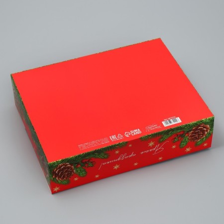 Gift box “Happy New Year!”, 31 x 24.5 x 8 cm, New Year-5