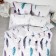 Bed linen 2pas Night is delicate stylus 175x215cm, 180x215cm, 70x70cm 2pcs, Poplin 110g HL100%