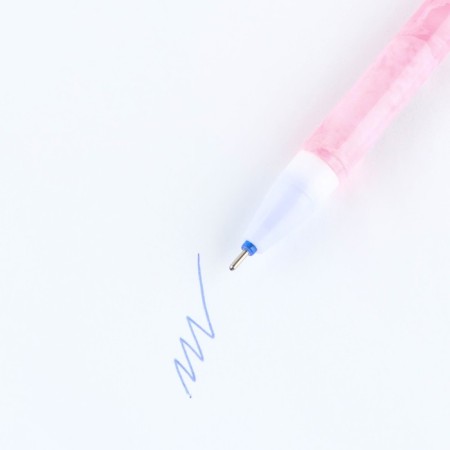 PREE WRITE WAS ARE GELENT WITH ARED ELEMS + 9pcs "Marble" rods, blue paste, 0.5 mm-2
