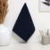 Tainted towel "Ethel" 30*60 cm, col. Dark blue, 100% cotton, 340 g/m2