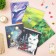 Notebook of 48 sheets in the cage "Magic Dreams (exclusive)", coated cardboard, glitter lamination, fields, white offset unit