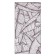 Beach towel with Ethel's handles "Leaves", 70*140 cm, 250g/m2,100%p/e