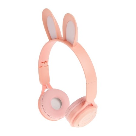 Wireless headphones Y08R, invoices, children's, BT 5.1, backlight, 400 mAh, pink-3