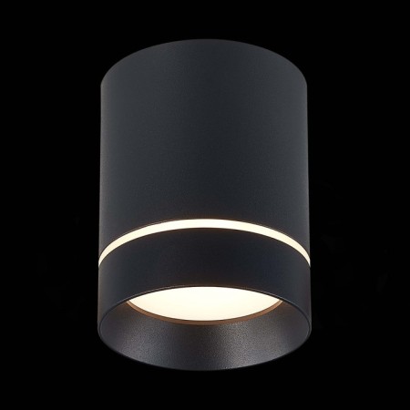 Ceiling lamp ST LUCE. ST115.432.12. 1x12 W, LED, 3000K, 840 LM, 7.9x7.9x10 cm, black color-1