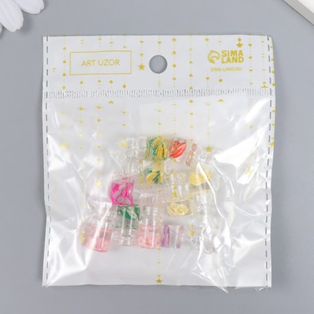 Decor for creativity Glass, plastic "Jars with lemonade" MIX 1x1x2.5 cm-4