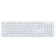Keyboard Rlit 550ML White Usb Slim Multimedia Led