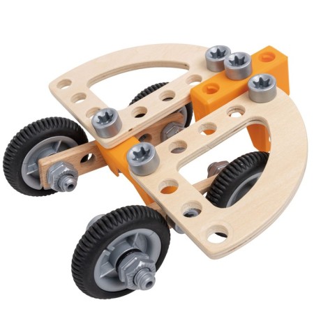 Game set for assembling machines Hape "Designer in a suitcase"-7