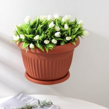 Pot with the pallet wall -mounted 