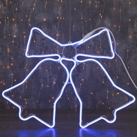 Neon figure "Bell", 60 × 50 cm, 360 LED, 220 V, glow of blue