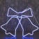 Neon figure "Bell", 60 × 50 cm, 360 LED, 220 V, glow of blue