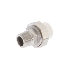 Combined Zein, polypropylene, American, external thread, d = 20 mm x 1/2 