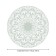 The tablecloth “Classic ornament”, round, oxford, elastic band, size 140x140 cm, diameter 105-120 cm