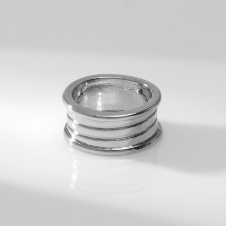 Ring Metal "Trend" Coil, Color silver, size 16