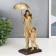 Souvenir Polystone "Mom with her son on a walk under the umbrella" Beige 28x11x8 cm