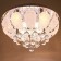 Economic Service chandelier with PDU 5034/6 6HE27, 40W chrome 50x50x24 cm