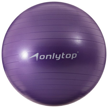 Fitball ONLYTOP, D = 65 cm, 900 g, anti -wings, purple color-2