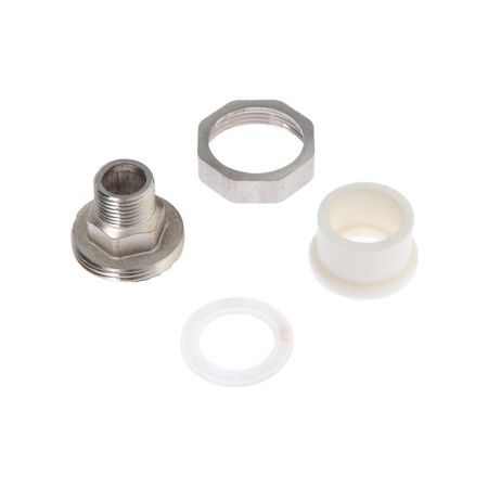 Combined Zein, polypropylene, American, external thread, d = 25 mm x 1/2 "-2
