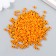 Beads "Zlatka" 08/0, 3 mm, 10 g 0050M Orange