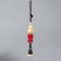 Suspension plastic, textile "Hands and lotus" 4x4x32 cm