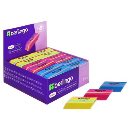 Spike Eraser, beveled, thermoplastic rubber, 50x18x9 mm-4