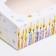 Folding box with a window for marshmallows "Festive candles", 25 x 15 x 7 cm
