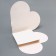 Box for sweets, 18 x 18 x 3 white. Confectionery packaging