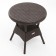 The table "Rattan Ola Dom" Round, Brown, 70 x 70 x 72 cm