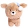 Soft toy "dog", 22 cm, brown color