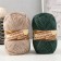Yarn "Nominal supplement" 100% polypropylene 200 ± 20m/50g set 2pcs (green, flax)