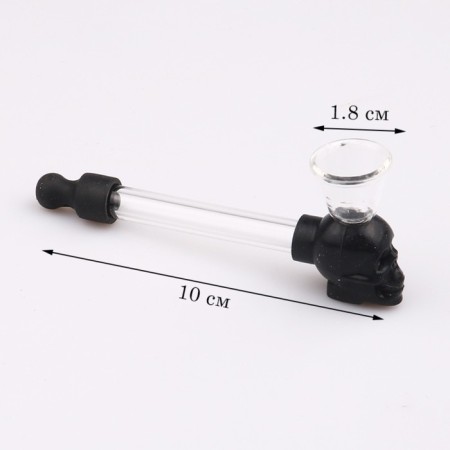 Smoking tube, 5 nets, 10 x 4 x 2 cm, black