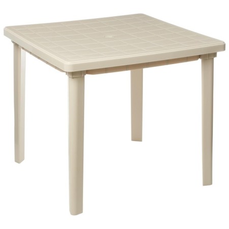 Square table, 800 x 800 x 740 mm, beige color-4
