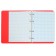 Notebook on rings A5 120 sheets in Calligrata Called Red, Plastic Cover, OFSET block
