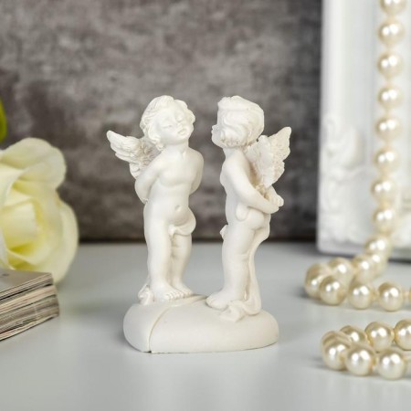 Souvenir Polystone "Angels Kiss on the Heart" set 2 pcs 6x4x3.5 cm-2