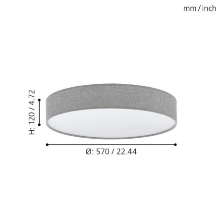 ROMAO lamp, 1x40W LED, 3000-5000K, 4000lm, white color-2