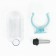 Drill for rodents with a metal nose, 60 ml, transparent with blue mount