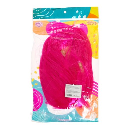 Carnival wig "beauty", pink color-2