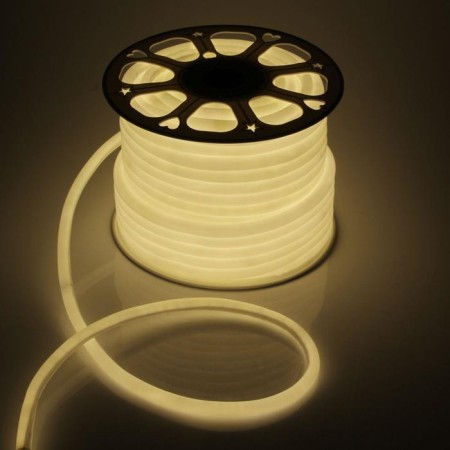 Flexible Neon Luazon Lighting 16 mm round, IP65, 50 m, SMD2835, 120 LED/m, 220 V, glow warm white