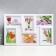Photo frame plastic in 6 photos 10x15 cm "flat" white 44x27.5 cm