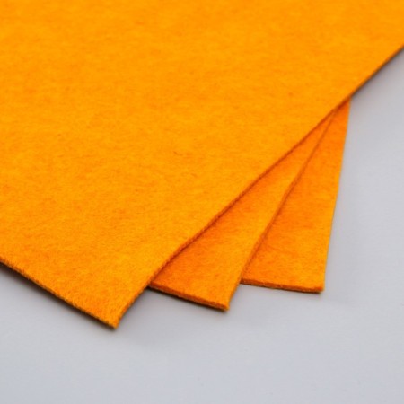 A set of soft felt "Astra" (3 pcs) orange, 3 mm, 400 gr. 20x30 cm-2