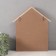 Decorative tree hooks "Houses and trees" pink 28x33.5 cm