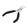 Mini tundra round -liners, nickelled, rubberized handles, 125 mm