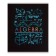 Substantial notebook Calligrata Superneeon, 48 sheets in the algebra cage, with reference material, covered cardboard, OFSET block