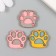 Decor for creativity claims. suede "color paw" mix 2.5x2.4 cm