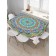 The tablecloth "Rainbow Flower", rectangular, Saten, size 120x145 cm