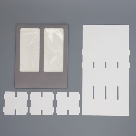 Box for 8 sweets and chocolate with cells, confectionery packaging, for you 18 x 18 x 4 cm-5